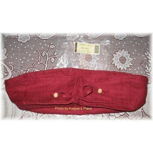 Longaberger Boutique Basket Liner Paprika Tie